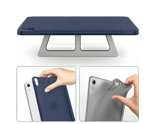 Чохол до планшета BeCover Tri Fold Hard Apple iPad Air 11" M4 2026 Deep Blue (715243)