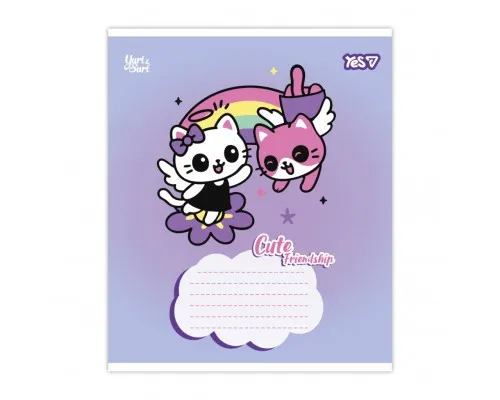 Зошит Yes Сute friendship А5 12 аркушів лінія (768649)