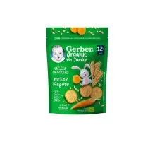 Дитяче печиво Gerber Пшеничне з морквою з 12 місяців 100 г (1627032)