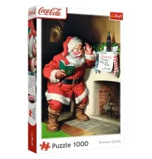 Пазл Trefl Lic Coca-Cola Санта біля каміна (5900511109221)