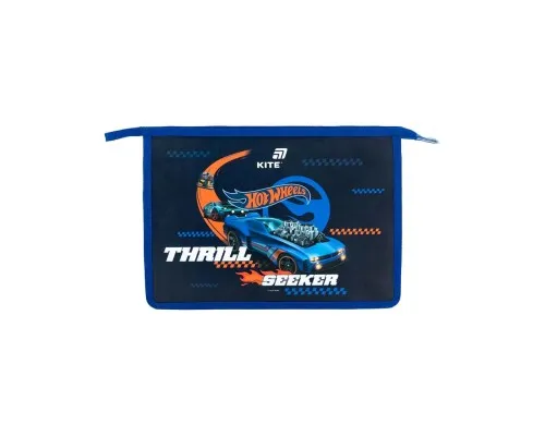 Папка на блискавці Kite A4+ Hot Wheels (HW26-428)