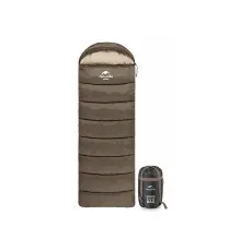 Спальний мішок Naturehike U350 NH20MSD07 Hollow Cotton Right Brown (6927595767221-R)