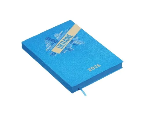 Тижневик Buromax датований 2026 POWER, A5, блакитний (BM.2157-14)