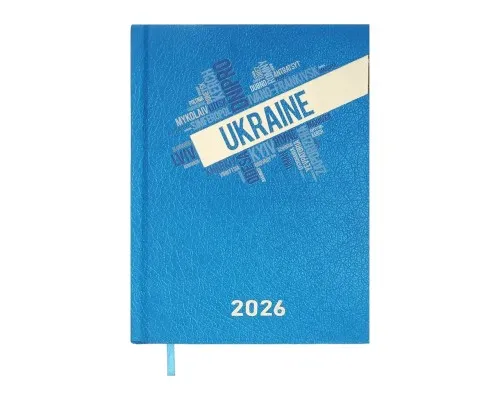 Тижневик Buromax датований 2026 POWER, A5, блакитний (BM.2157-14)