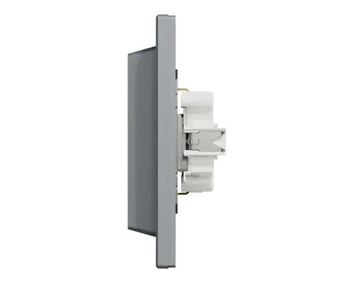 Розетка Schneider Electric ASFORA із заземленням подвійна сталь 16А (EPH9900162)