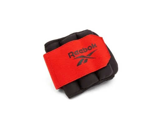 Обважнювач Reebok Flexlock Wrist Weights чорний, червоний RAWT-11261 1.0 кг (885652017190)