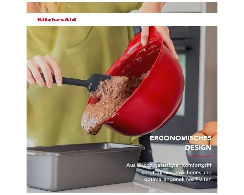 Лопатка кухонна KitchenAid Coreline для тіста, 30 см, сірий (KAS031OHCGG)