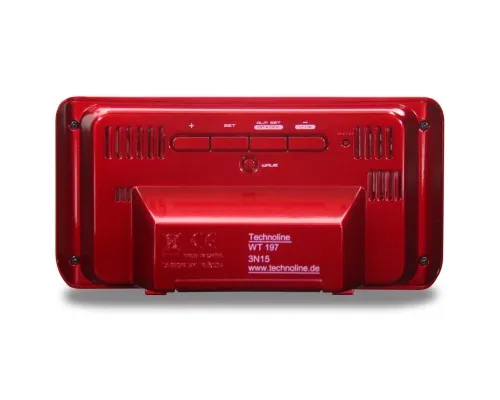 Настільний годинник Technoline WT197 Red (DAS302981)