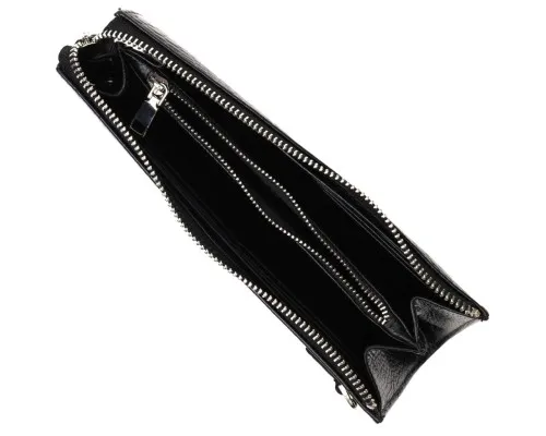 Гаманець Bond Accessories З натуральної шкіри Чорна (22049)