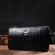 Гаманець Bond Accessories З натуральної шкіри Чорна (22049)