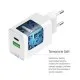 Зарядний пристрій ColorWay GaN Mini 30W PD Port PPS USB (Type-C PD + USB QC4.0) cable Type-C (CW-CHS053PDC-WT)