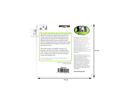 Струни для гітари SIT Strings NR545125L (45-125) (226938)