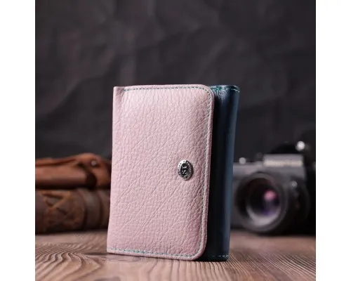 Гаманець ST Leather З натуральної шкіри Різнокольоровий (22496)