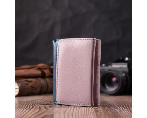 Гаманець ST Leather З натуральної шкіри Різнокольоровий (22496)