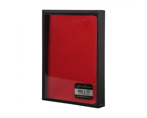 Тижневик Leo planner А5 датований 2026 "Vitto", м‘який, червоний, 368 сторінок (252643)