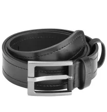 Ремінь Semi Line Чоловічий Шкіряний Black (DAS303142)