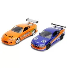 Машина Jada набiр автомоделей Fast and Furious Nissan Silvia S15 і Toyota Supra (253202017)