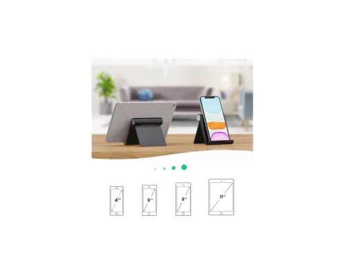 Підставка до планшета та телефона LP115 Multi-Angle Adjustable Portable Stand for iPad Black Ugreen (50748)