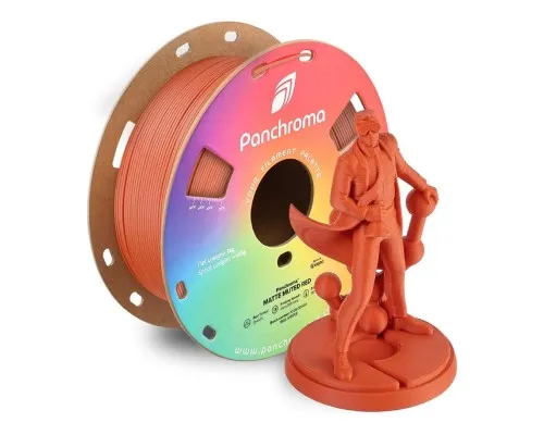 Пластик для 3D-принтера Polymaker PLA PANCHROMA MATTE 1,75mm 1kg MUTED RED (CA04027)