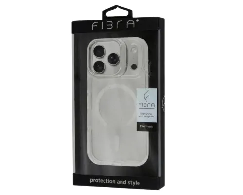 Чохол до мобільного телефона BeCover FIBRA Star Shine MagSafe Apple iPhone 17 Pro White (715431)