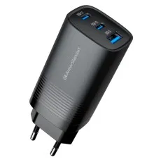 Зарядний пристрій Armorstandart 2xUSB-C + 1xUSB 67W GaN black (ARM88384)