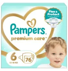 Підгузки Pampers PAMPERS Дитячі підгузники Premium Care Giant (13-18 кг) Мега Упаковка (8006530260176)