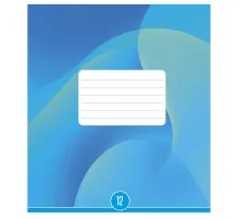 Зошит Школярик Self-colored gradient 12 аркушів клітинка (012-3654K)
