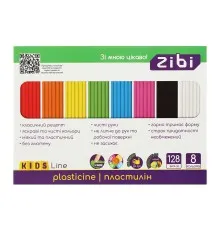 Пластилін ZiBi KIDS Line 8 кольорів, 128 г (ZB.6272)