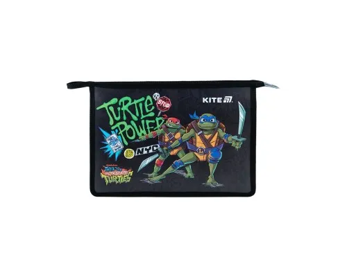 Папка на блискавці Kite A4+ Ninja Turtles (NT25-428)