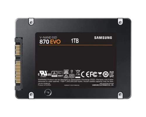 Накопичувач SSD 2.5" 1TB 870 EVO Samsung (MZ-77E1T0BW)