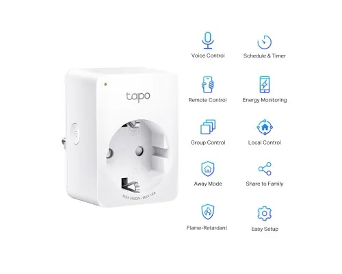 Розумна розетка TP-Link Tapo P110 (2-pack) (Tapo P110(2-pack))