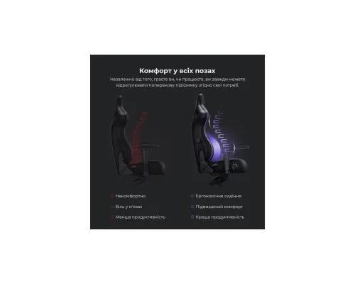 Крісло ігрове Anda Seat Kaiser 4 PVC Size L Violet (AD12YDDC-L-20-V-PV/C)