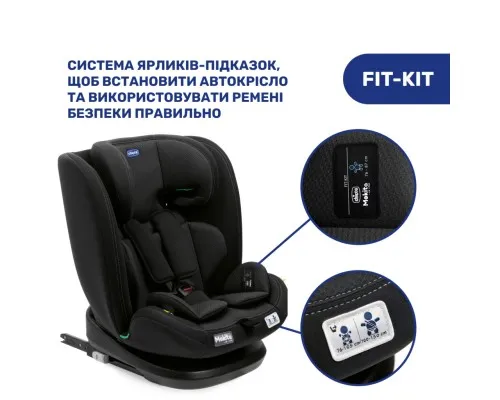 Автокрісло Chicco Mokita i-Size, гр. 1/2/3, чорне (8058664167401) (87033.95)