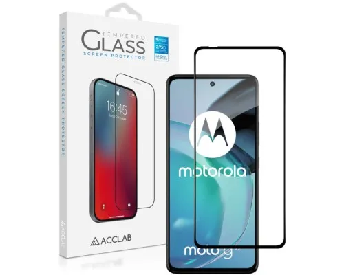 Скло захисне ACCLAB Full Glue Moto G72 Black (1283126583025)