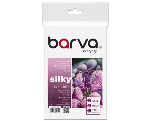 Фотопапір Barva 10x15, 270 g/m2, Everyday, Silky-glossy, 100c (IP-FE270-395)