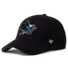 Кепка 47 Brand NHL San Jose Sharks H-MVP22WBV-BK чорний, сірий (888442734505)