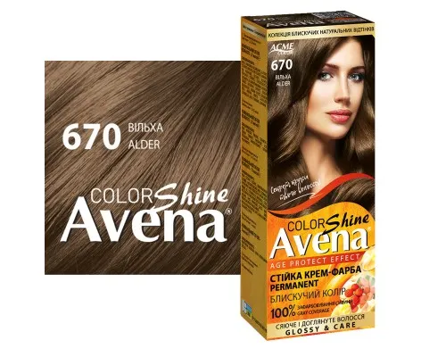 Фарба для волосся Acme Color Avena Shine Color Стійка 670 - Вільха (4823115502599)