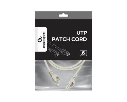 Патч-корд 7.5м UTP cat 6 CU gray Cablexpert (PP6U-CU-7.5M)