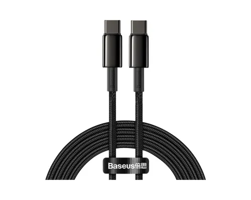 Дата кабель USB-C to USB-C 2.0m 100W black Baseus (CATWJ-A01)