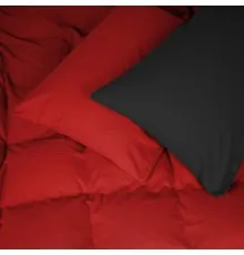 Постільна білизна MirSon 002-009 Black/Red Фланель 2 x 160 x 220 Сімейний Євро (2200009656576)