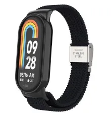 Ремінець до фітнес браслета Armorstandart Braided Solo Loop для Xiaomi Smart Band 10/9/8 Black (ARM86879)