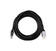 Дата кабель USB AM to RJ45 Ethernet 5.0m CAT6 UTP PowerPlant (CA915002)