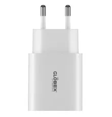 Зарядний пристрій Globex 2xUSB 12W FastPower white (12WAC)