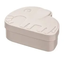 Ланч-бокс Ardesto Fresh Elephant 1л, пластик, сірий (AR1301R)