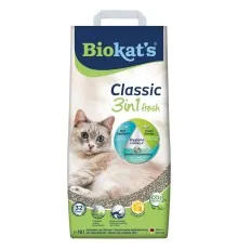 Наповнювач для туалету Biokat's Fresh 3in1 бентонітовий (0.1 – 5 мм) 10 л (4002064614212)