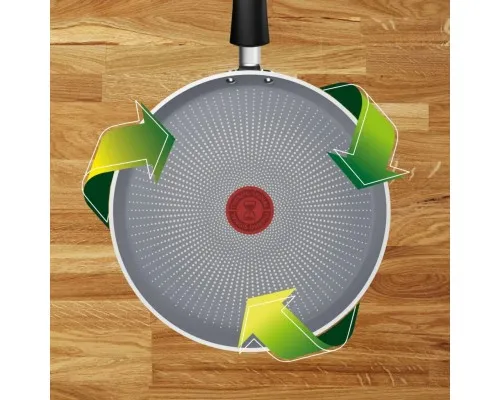 Сковорода Tefal Halo EUCALYPTUS, 25см, алюміній, бакеліт, сірий (G0163802)