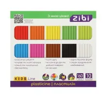 Пластилін ZiBi KIDS Line 10 кольорів, 160 г (ZB.6273)