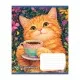 Зошит 1 вересня Sunny cat А5 12 аркушів коса лінія (768770)