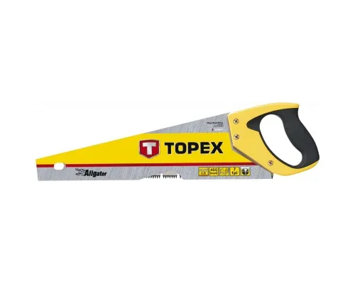 Ножівка Topex по дереву, 400 мм, "Aligator", 7TPI (10A441)