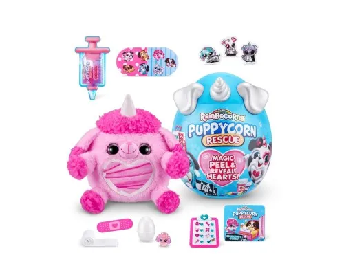 М'яка іграшка Rainbocorns сюрприз A серія Puppycorn Rescue (9261A)